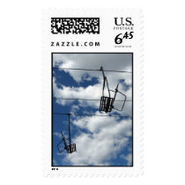 Ski Lift and Sky – Large stamp stamps