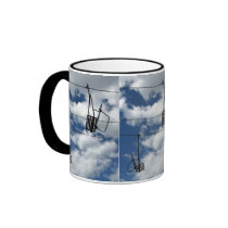 Ski Lift and Sky mugs