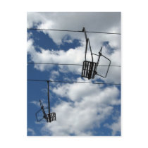 Ski Lift and Sky postcards