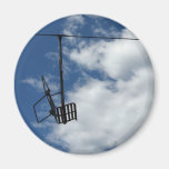 Ski Lift and Sky Refrigerator Magnets