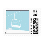 Ski Lift postage