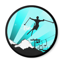 ski. magnets by asyrum ski. magnets