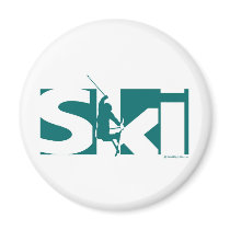 Ski magnets by Mall4MyLife Ski magnets