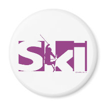 Ski magnets by Mall4MyLife Ski magnets