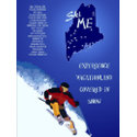 Ski ME Poster Postcard postcard