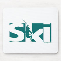 Ski mousepads by Mall4MyLife Ski mousepads