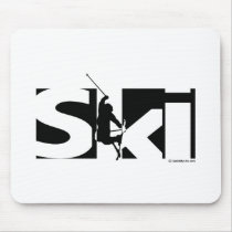Ski mousepads by Mall4MyLife Ski mousepads
