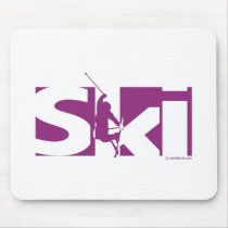 Ski mousepads by Mall4MyLife Ski mousepads