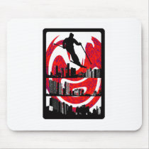 SKI NEW CITY MOUSEPAD