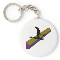 Ski next mission keychain
