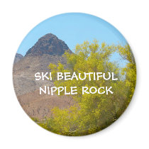 Ski Nipple Rock magnets by Bill_Mollet_Photos Ski Nipple Rock magnets