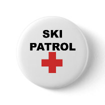 Ski Patrol Pinback Buttons