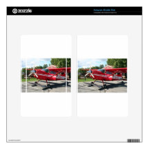 Ski plane, Talkeetna, Alaska, USA Skins For Kindle Fire