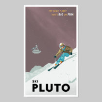 Ski Pluto posters by stevethomas Ski Pluto posters