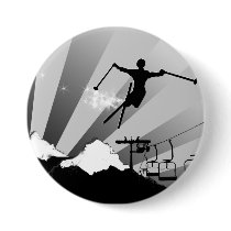 ski powder trail buttons