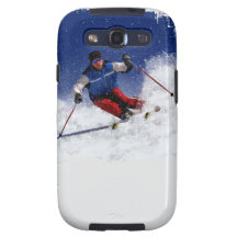 Ski Racing Down the Mountain Samsung Galaxy S3 Case