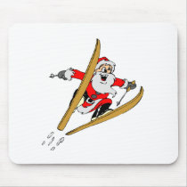 Ski Santa mousepads by TeeZazzle Ski Santa mousepads