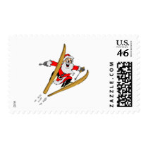 Ski Santa postage by TeeZazzle Ski Santa postage
