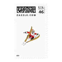 Ski Santa postage by TeeZazzle Ski Santa postage