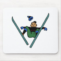 Ski ski drive skiing accident accident mousepads