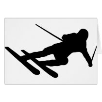 ski skiing downhill skier cards by Tomaniac ski skiing downhill skier cards