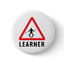 ski skiing learner buttons by Tomaniac ski skiing learner buttons