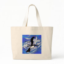 Ski Smooth Ways Tote Bags