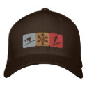 Ski snow lovers gear for skiing fanatics embroidered hats by Funkart Ski snow lovers gear for skiing fanatics embroidered hats