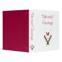 "Ski-son's" Greetings binders by RankinOriginals "Ski-son's" Greetings binders