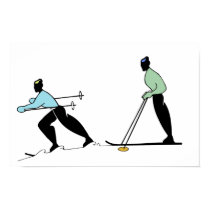 SKI SPORT SKIING CARTOON posters