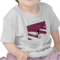 SKI static Cling T Shirt