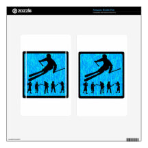 SKI THE CREASE KINDLE FIRE SKINS