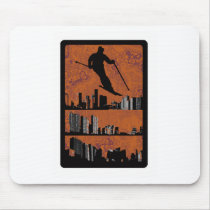 SKI THE PLAN MOUSE PAD