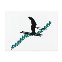 Ski the Visiting Post Cards