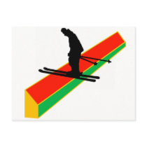 Ski Ya Mon Post Card