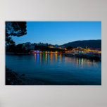 Skiathos Town at Dusk Posters