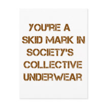skid mark postcards