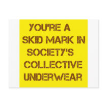 skidmark post card