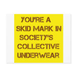 skidmark post card