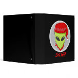 Skier Alien Binder