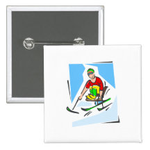 Skier Buttons