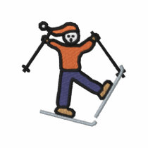 Skier embroidered shirts by ZazzleEmbroidery Skier embroidered shirts