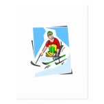Skier Postcards