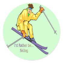 Skier stickers by MindDesignGrafx Skier stickers