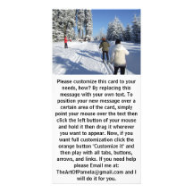 Skiers Photo Card