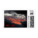 Skies Afire: Sunset - Postage #1 postage by bontondesigns Skies Afire: Sunset - Postage #1 postage