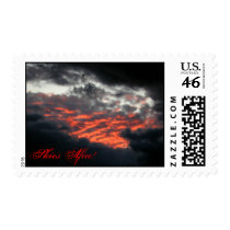 Skies Afire: Sunset - Postage #1 postage