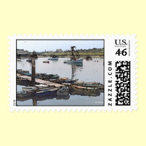 Skiff wharf--postage postage by BlarneyCards Skiff wharf--postage postage