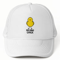 Skiing Chick hats by chicktshirts8 Skiing Chick hats
