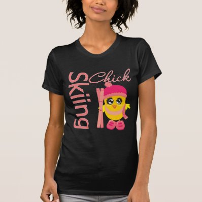 Skiing Chick T-shirt